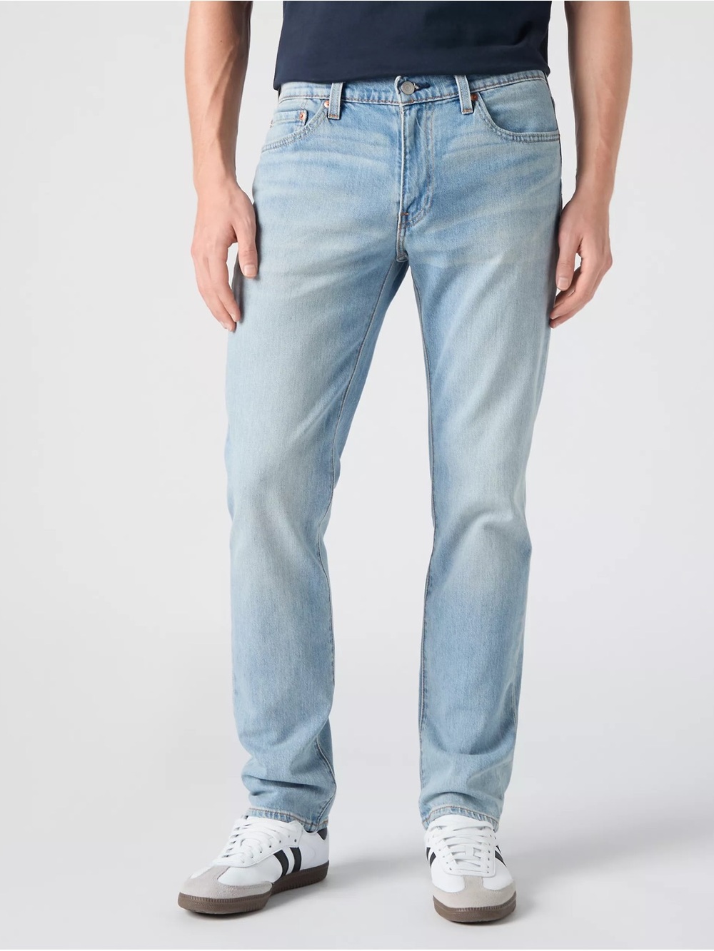 Levi's Light Wash Slim Straight Jeans